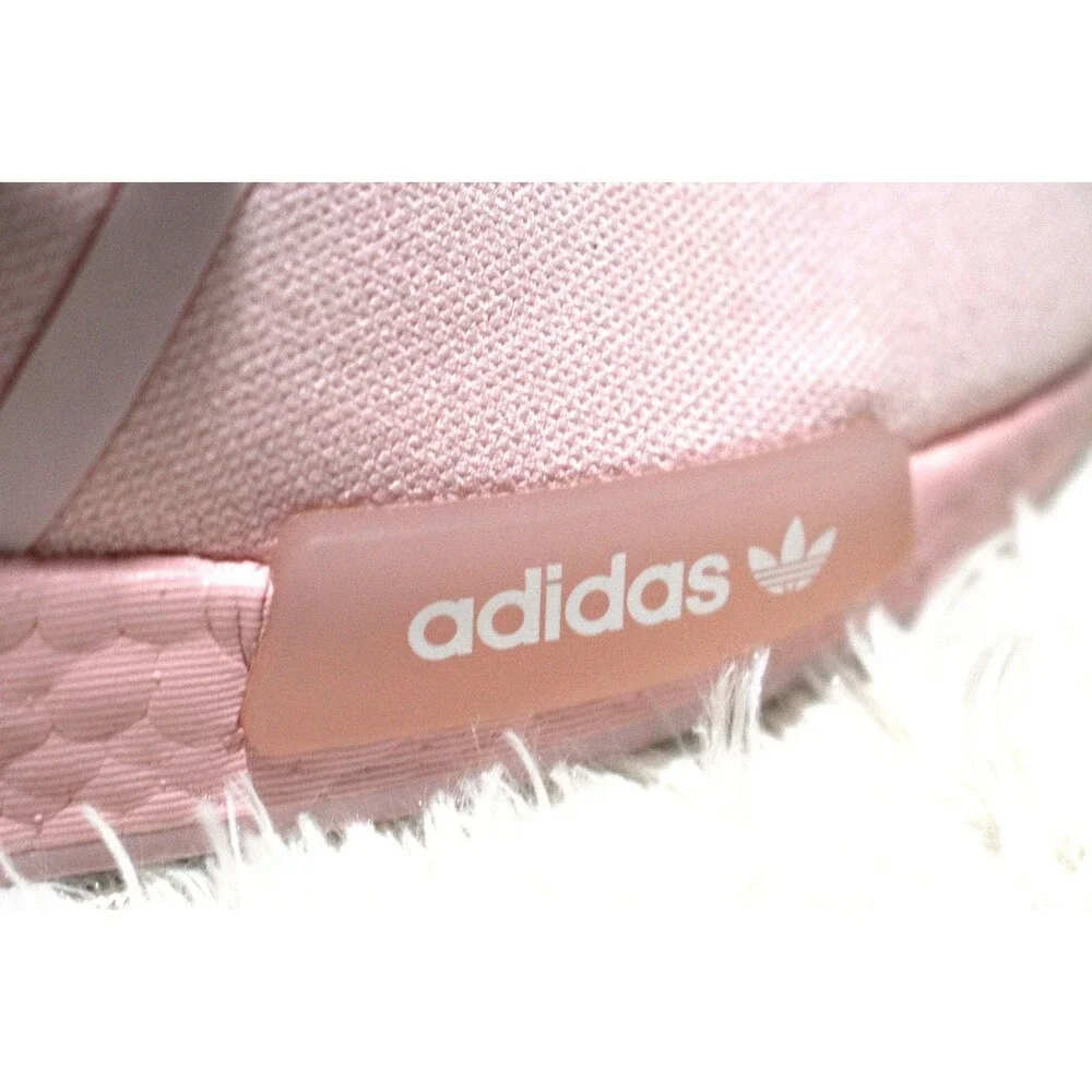 Adidas Originals NMD_R1 Clear Pink Athletic Shoes Sneakers HQ8862 Womens 8.5